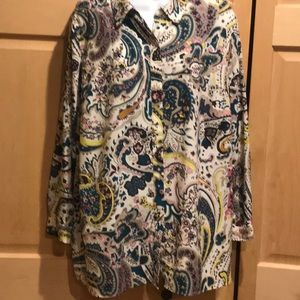 Talbots long sleeve blouse